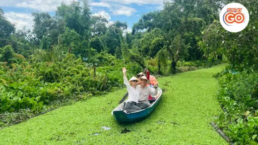 Can Tho floating market and Tra Su forest tour