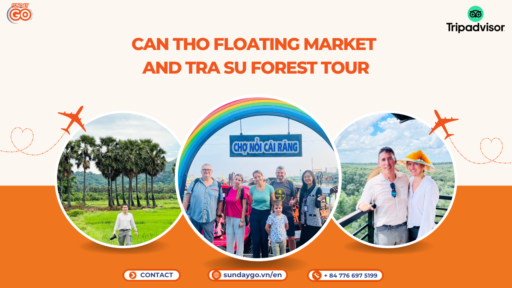 Can Tho floating market and Tra Su forest tour