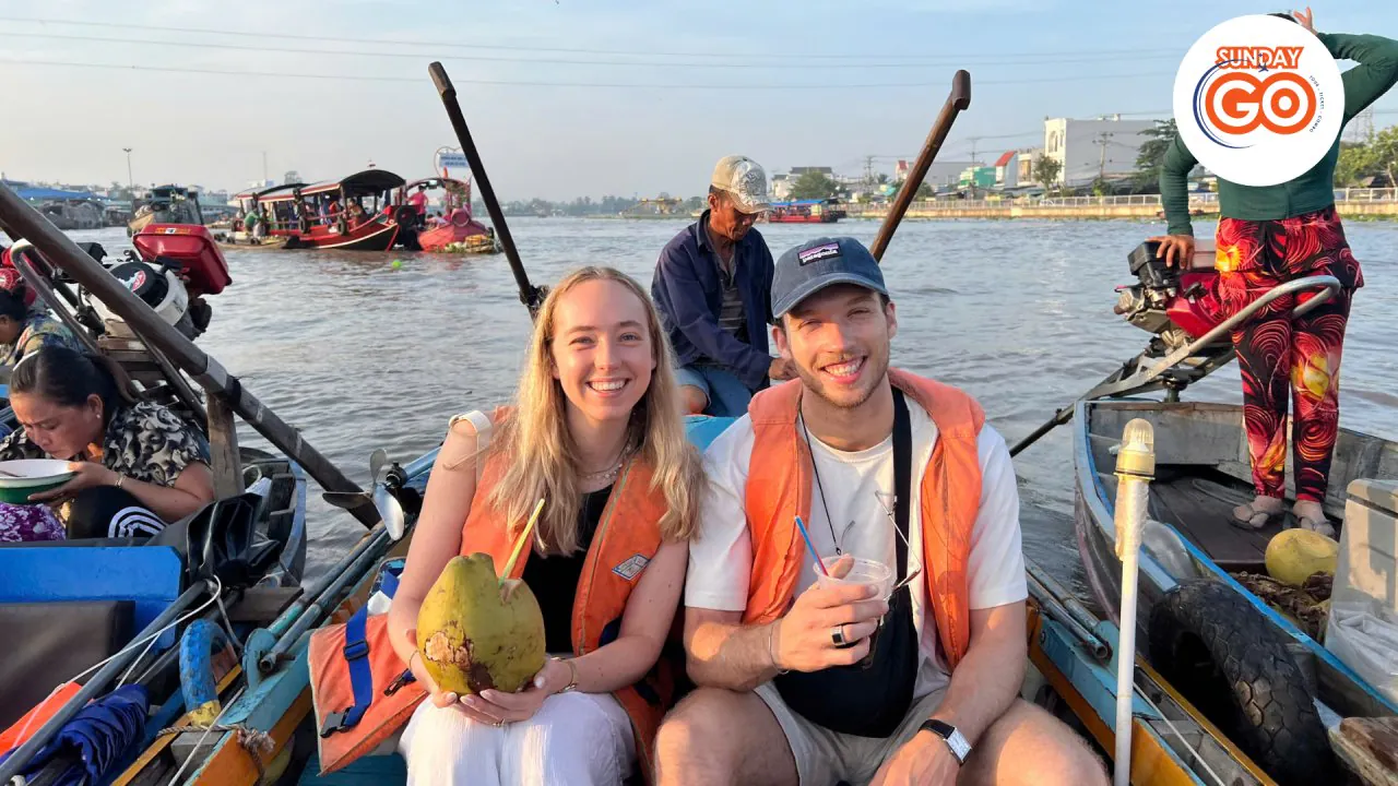 Can Tho floating market tour and scenic small canal - Private tour 27 Enjoy authentic Vietnamese coffee in Cai Rang floating market