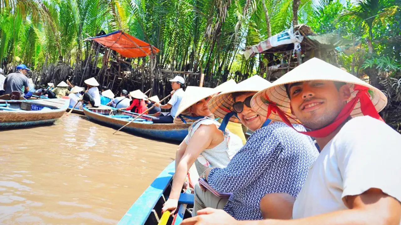 Mekong Delta tour 2 days 1 night from Ho Chi Minh city 39 Explore beautiful water coconut canal in Mekong delta