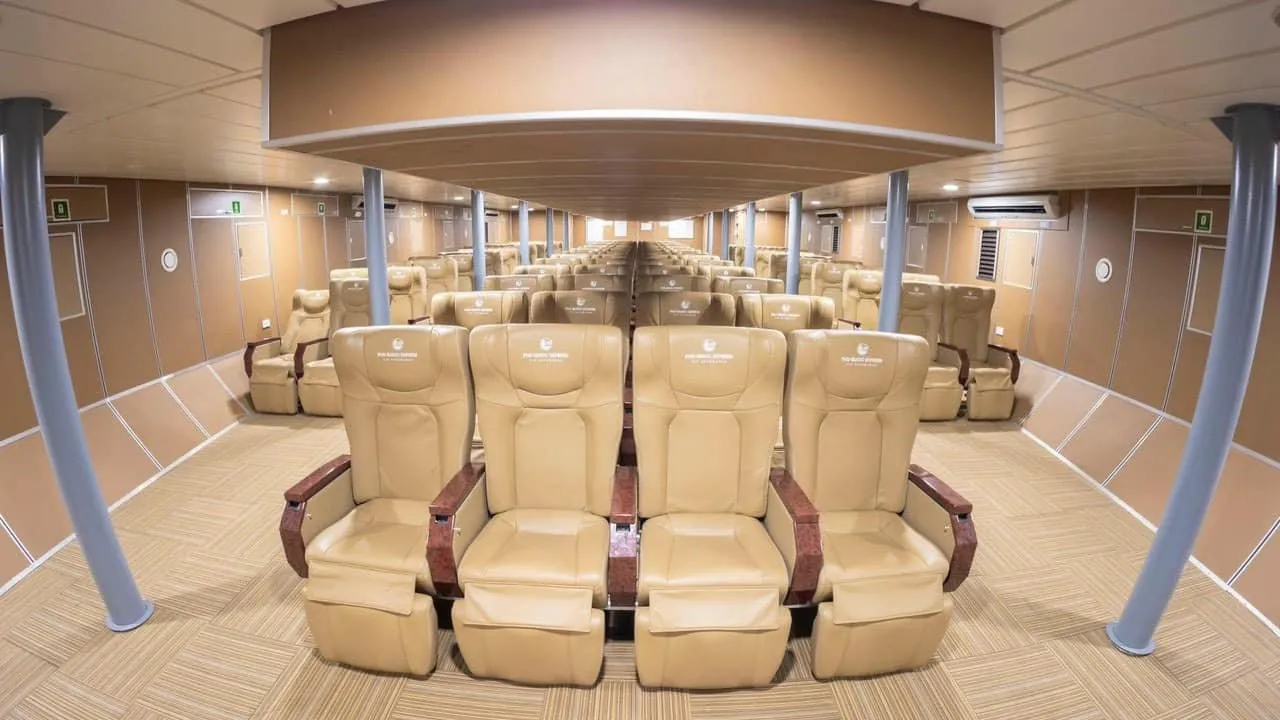 Hạng ghế VIP trên tàu Thăng Long đi Côn Đảo