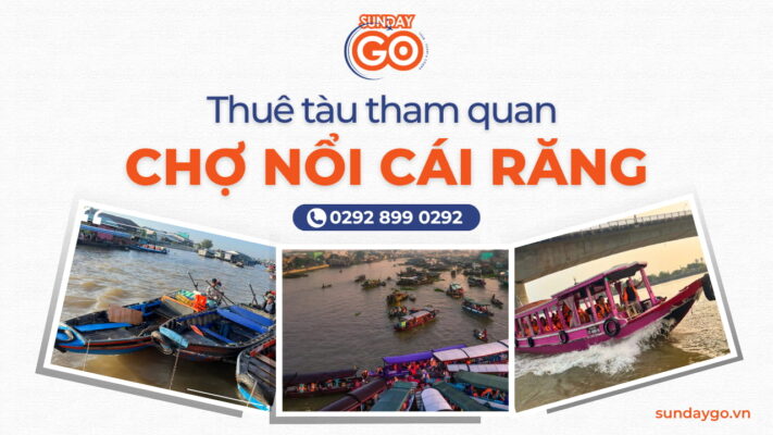 Giá vé thuê tàu tham quan chợ nổi Cái Răng