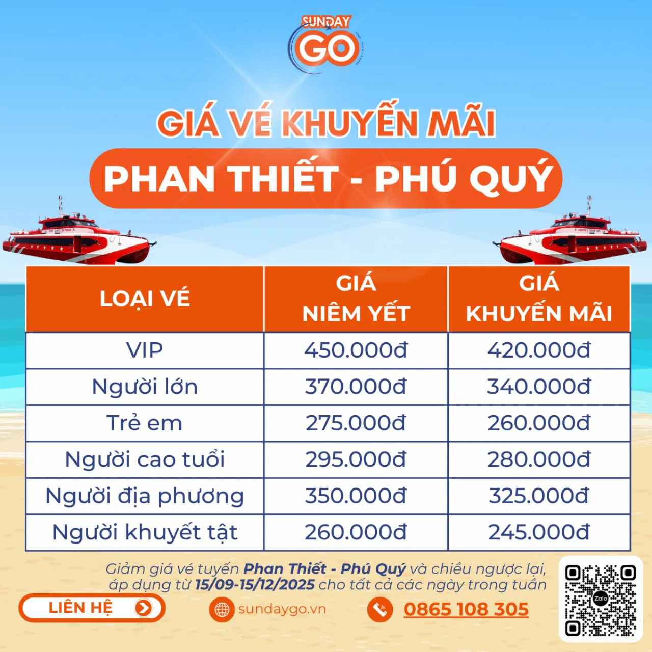 Vé tàu Phan Thiết Phú Quý - Chương trình khuyến mãi hấp dẫn nhất 2025
