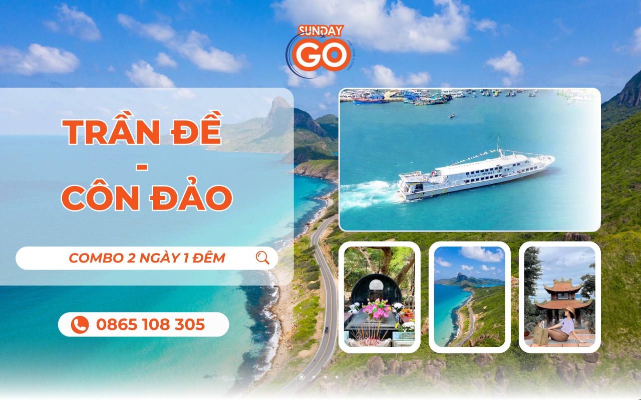 Combo Trần Đề Côn Đảo 2 ngày 1 đêm | Tàu Superdong 1 Combo Trần Đề Côn Đảo 2 ngày 1 đêm - Tàu superdong