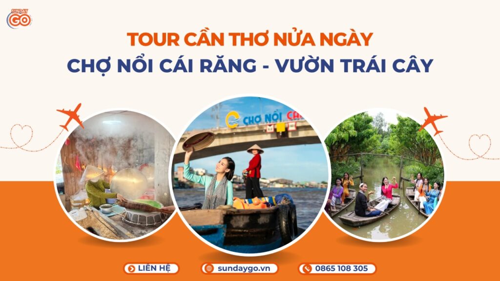 Tour chợ nổi Cái Răng - Vườn trái cây