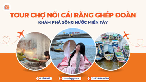 Tour chợ nổi Cái Răng ghép đoàn hàng ngày
