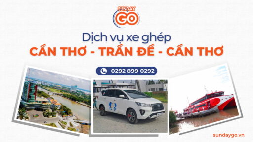 Xe Cần Thơ đi Sóc Trăng (Cảng Trần Đề)