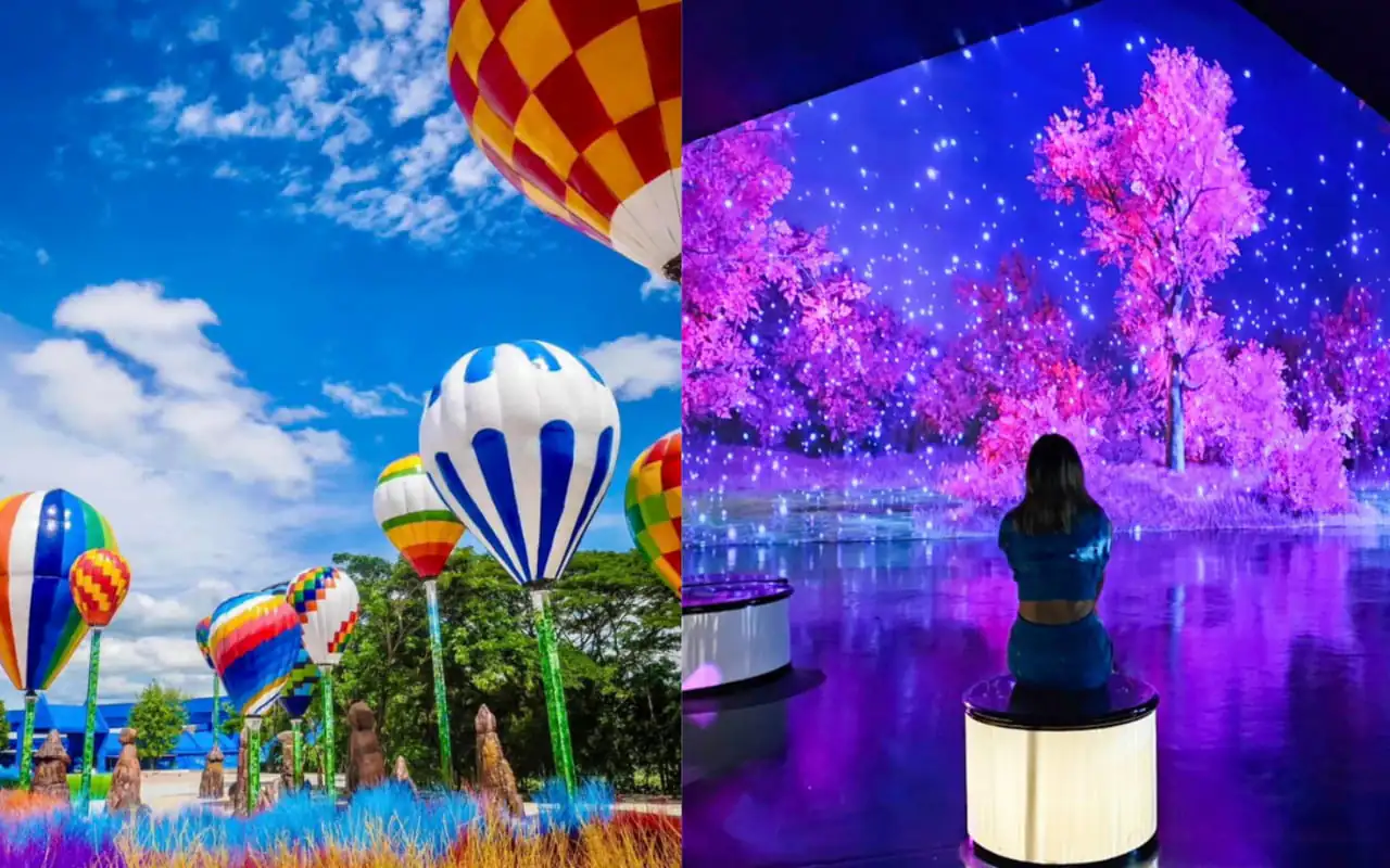 Bảo tàng ánh sáng Lighting Art & Vườn khinh khí cầu