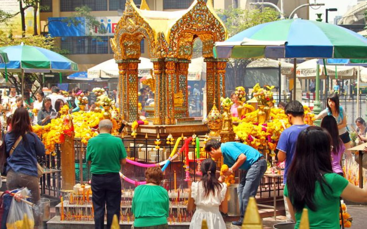 Tour Thái Lan 5 ngày 4 đêm từ TP HCM | Bangkok - Pattaya 18 Tour Thái Lan 5 ngày 4 đêm từ TP HCM - miếu Phật Bốn Mặt