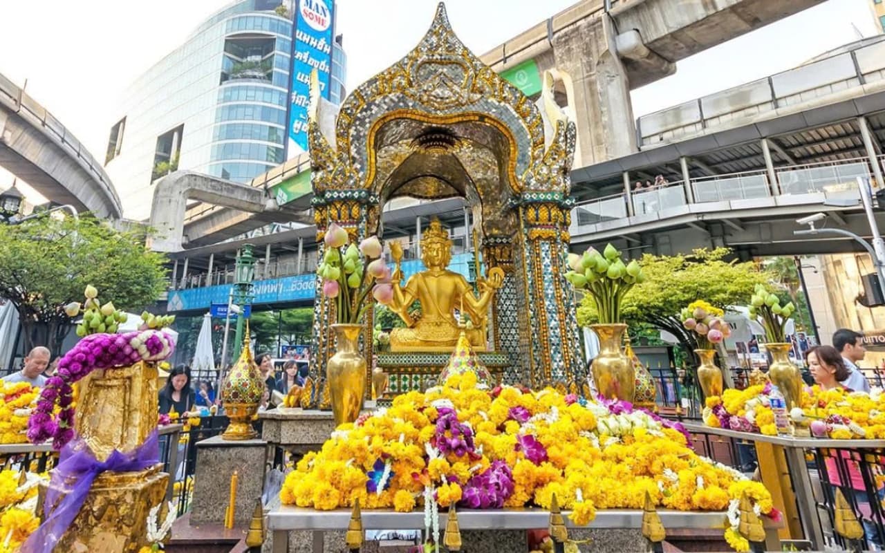 Tour Thái Lan 5 ngày 4 đêm từ TP HCM | Bangkok - Pattaya 24 Tour Thái Lan 5 ngày 4 đêm từ TP HCM - Miếu Phật Bốn Mặt