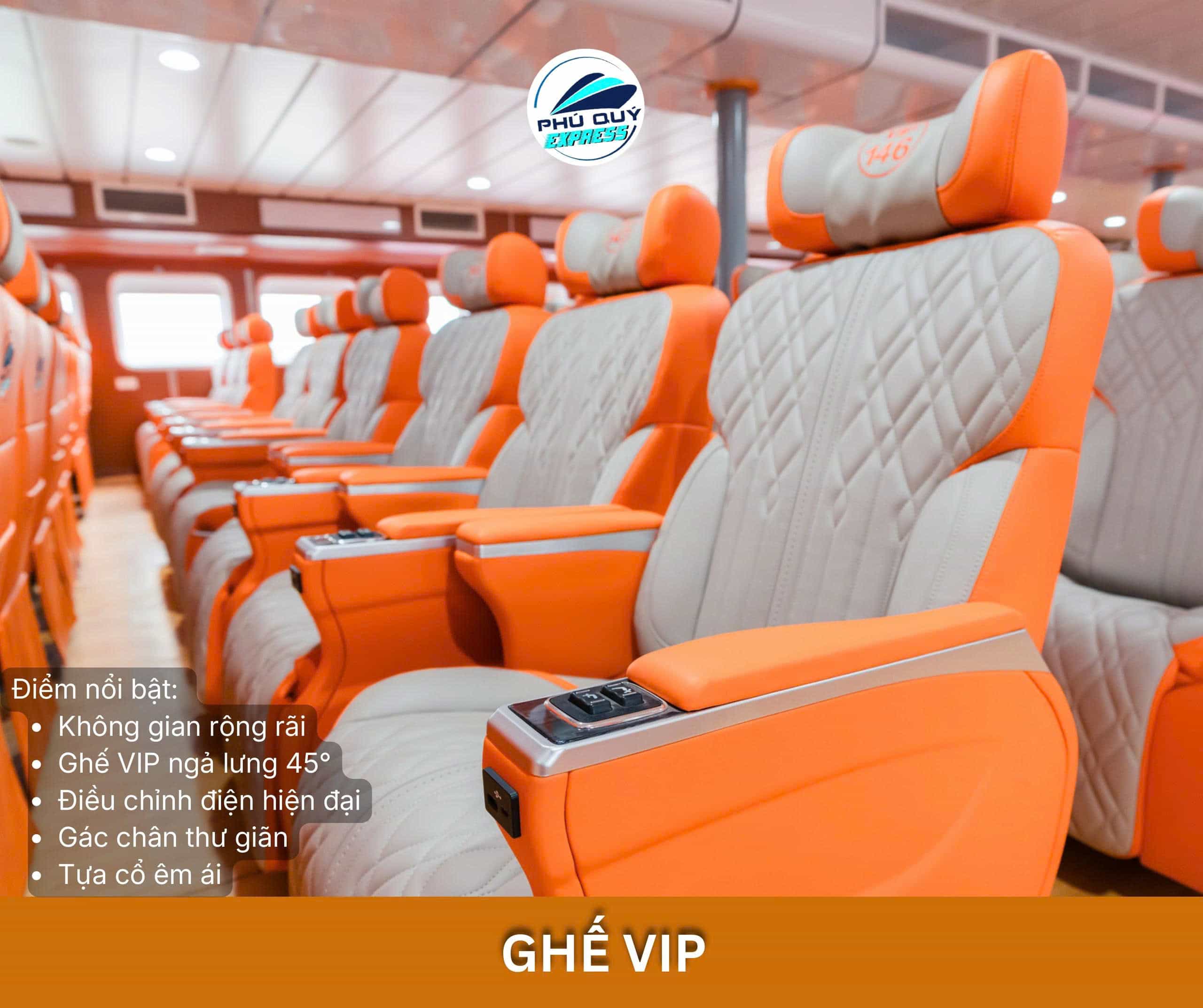 Vé tàu cao tốc Sài Gòn Côn Đảo - Ghế Vip