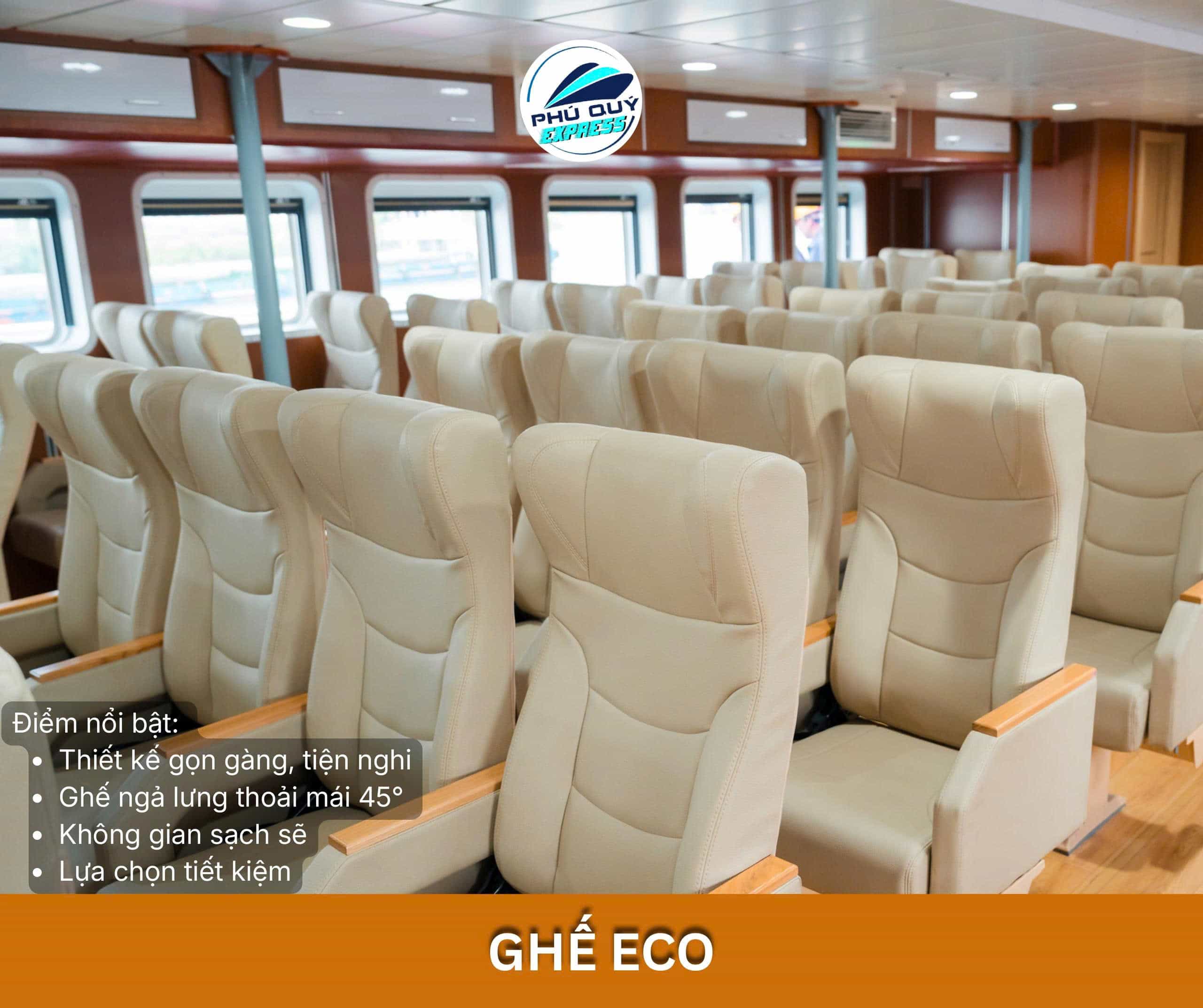 Vé tàu cao tốc Sài Gòn Côn Đảo - Ghế Eco