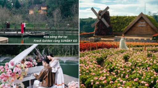 Tour Đà Lạt 3 ngày 2 đêm - Đón tại Đà Lạt 17 Check-in Fresh Garden Đà Lạt