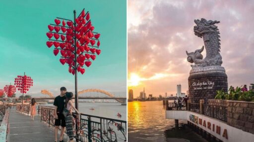 Tour Đà Nẵng Huế Hội An 4 ngày 3 đêm 33 Cầu Tình Yêu - Tượng Cá Chép Hóa Rồng