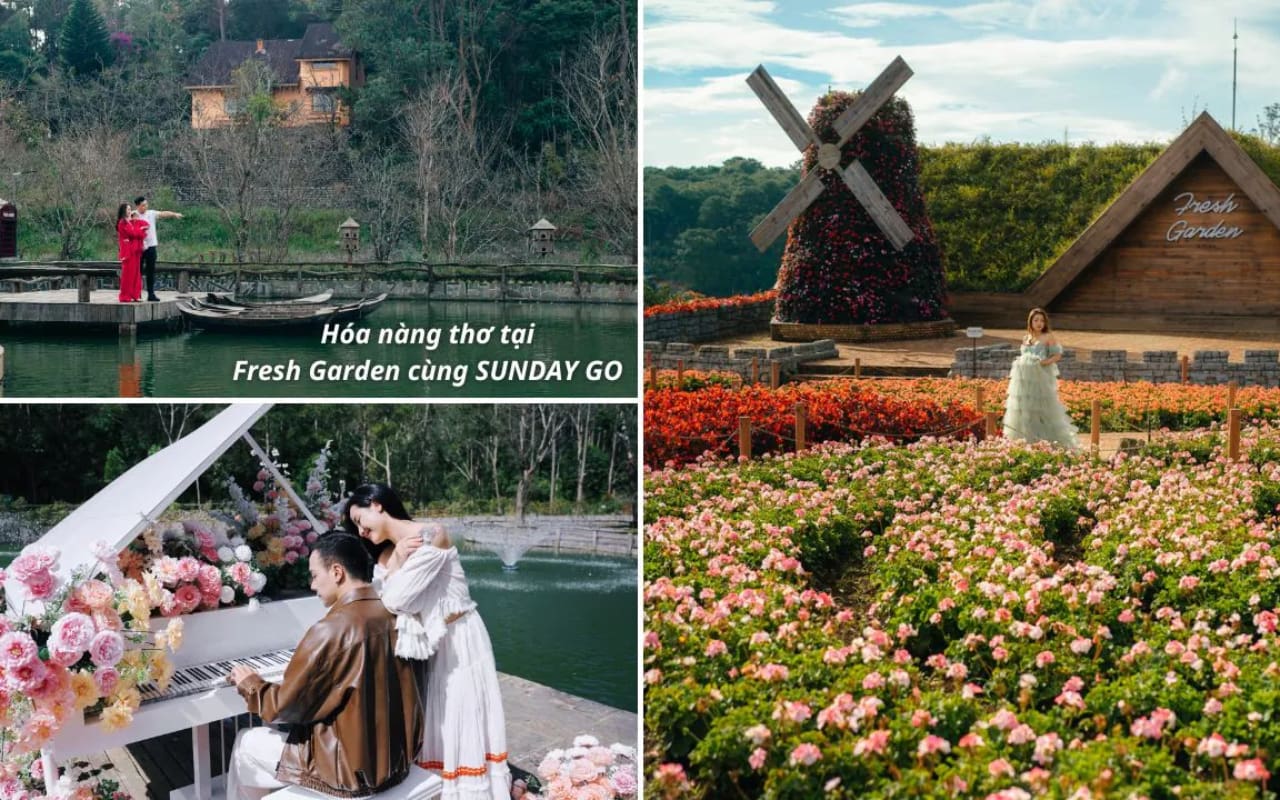 Tour Cần Thơ Đà Lạt 3 ngày 3 đêm - Fresh Garden