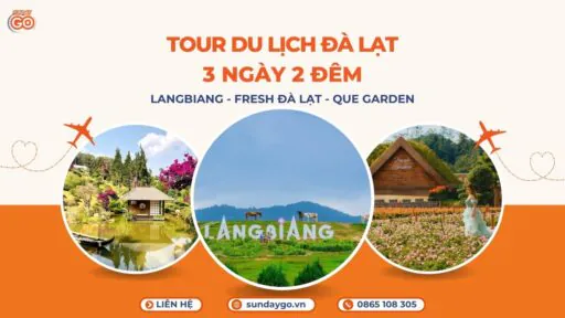 Tour Đà Lạy 3 ngày 2 đêm