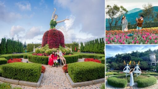 Tour Đà Nẵng Huế Hội An 4 ngày 3 đêm 28 Vườn hoa Le Jardin D’Amour