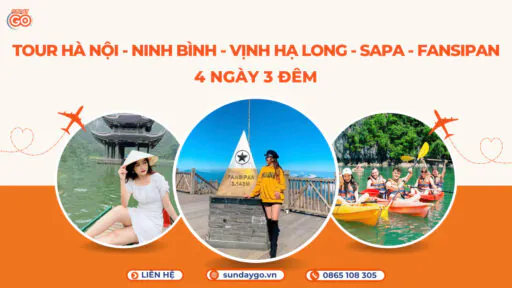 Tour Hà Nội Ninh Bình Vịnh Hạ Long Sapa Fansipan 4 ngày 3 đêm