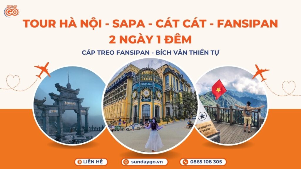 Tour Hà Nội Sapa Cát Cát Fansipan 2 ngày 1 đêm