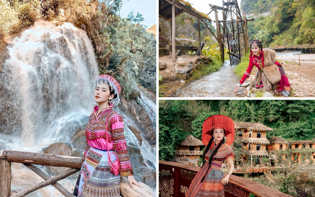 Tour Hà Nội - Sapa - Moana - Cát Cát - Fansipan 3 ngày 2 đêm 18 Check-in những địa điểm tại Bản Cát Cát
