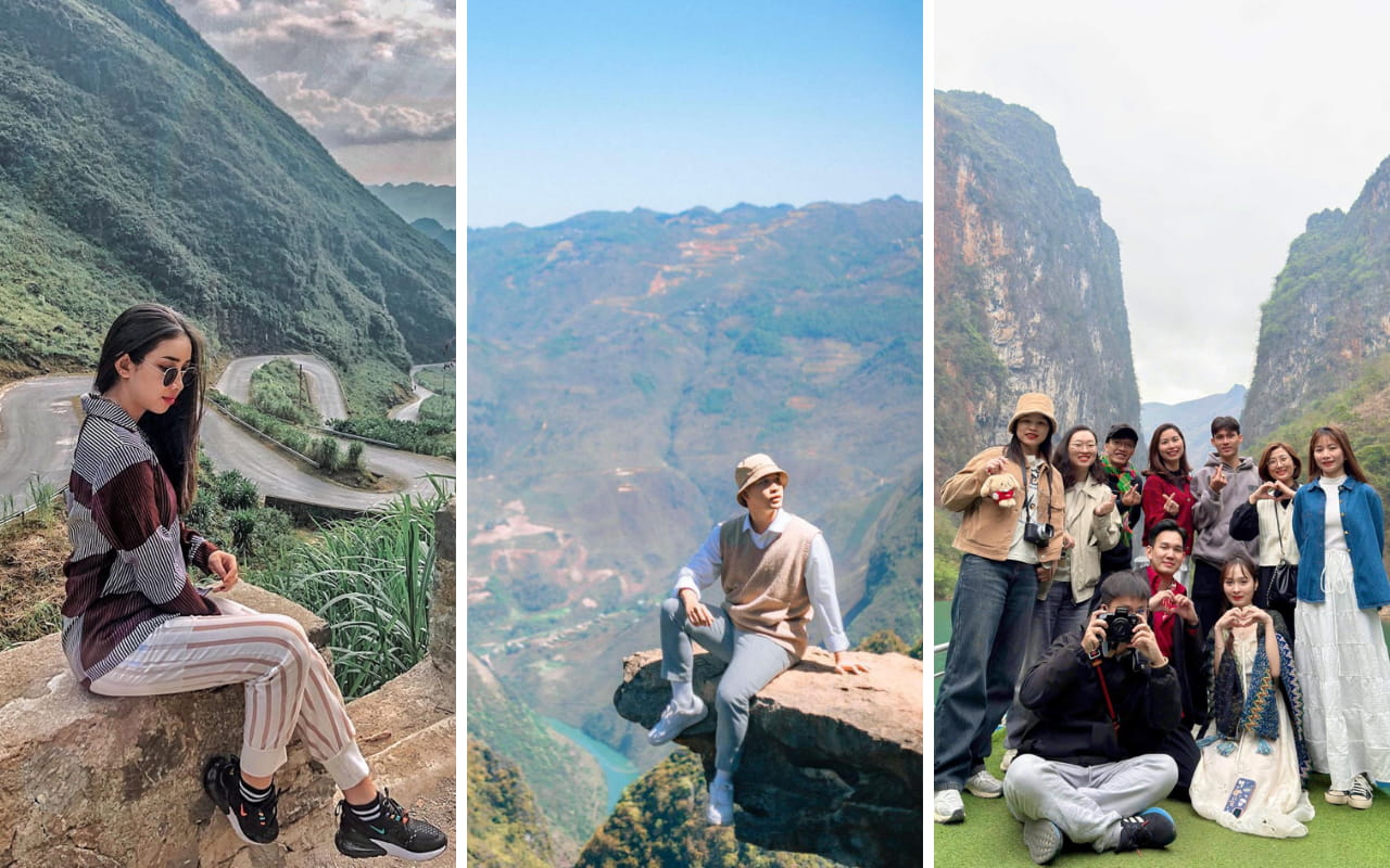 Tour Nội Bài - Tuyên Quang - Hà Giang – Đồng Văn - Lũng Cú – Sông Nho Quế - Hà Nội 4 ngày 3 đêm 16 Tham quan Đèo Mã Pì Lèng & Sông Nho Quế