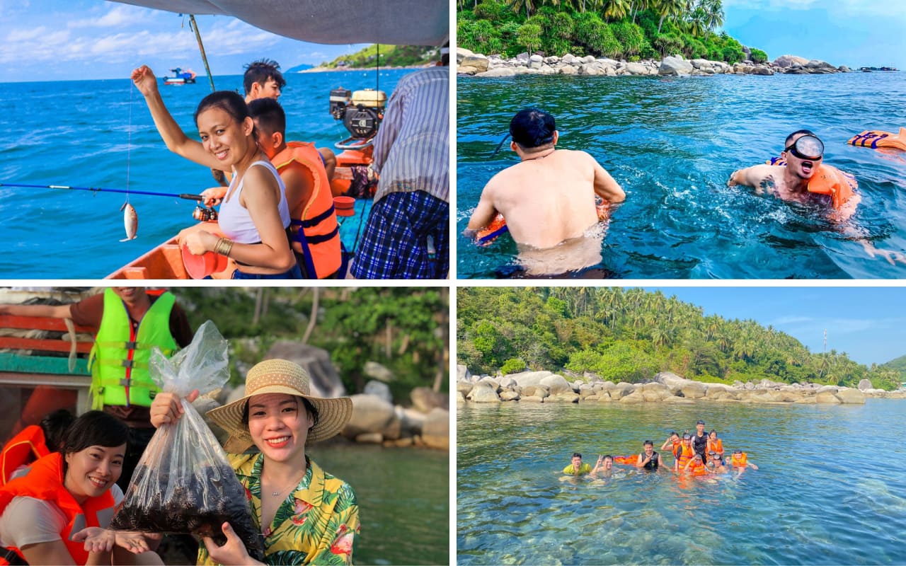 Tour Hòn Sơn 2 ngày 1 đêm từ TP HCM - Cần Thơ - Rạch Giá 16 Tour Hòn Sơn 2 ngày 1 đêm - Bắt nhum
