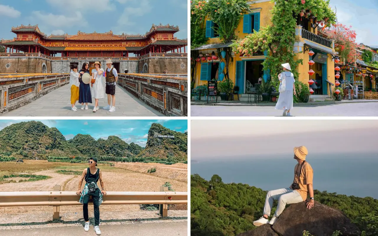 Tour miền Trung 5 ngày 4 đêm | Con đường di sản 10 Tour mien Trung 5 ngày 4 đêm