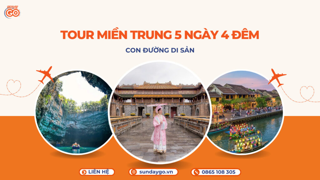 Tour miền Trung 5 ngày 4 đêm - Con đường di sản