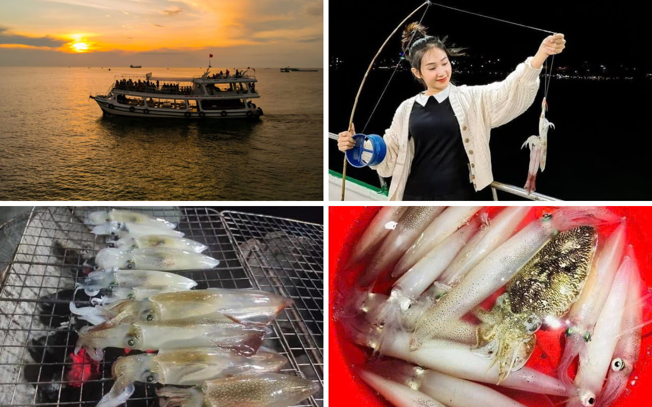 Tour câu mực Phú Quốc 8 Tour câu mực Phú Quốc