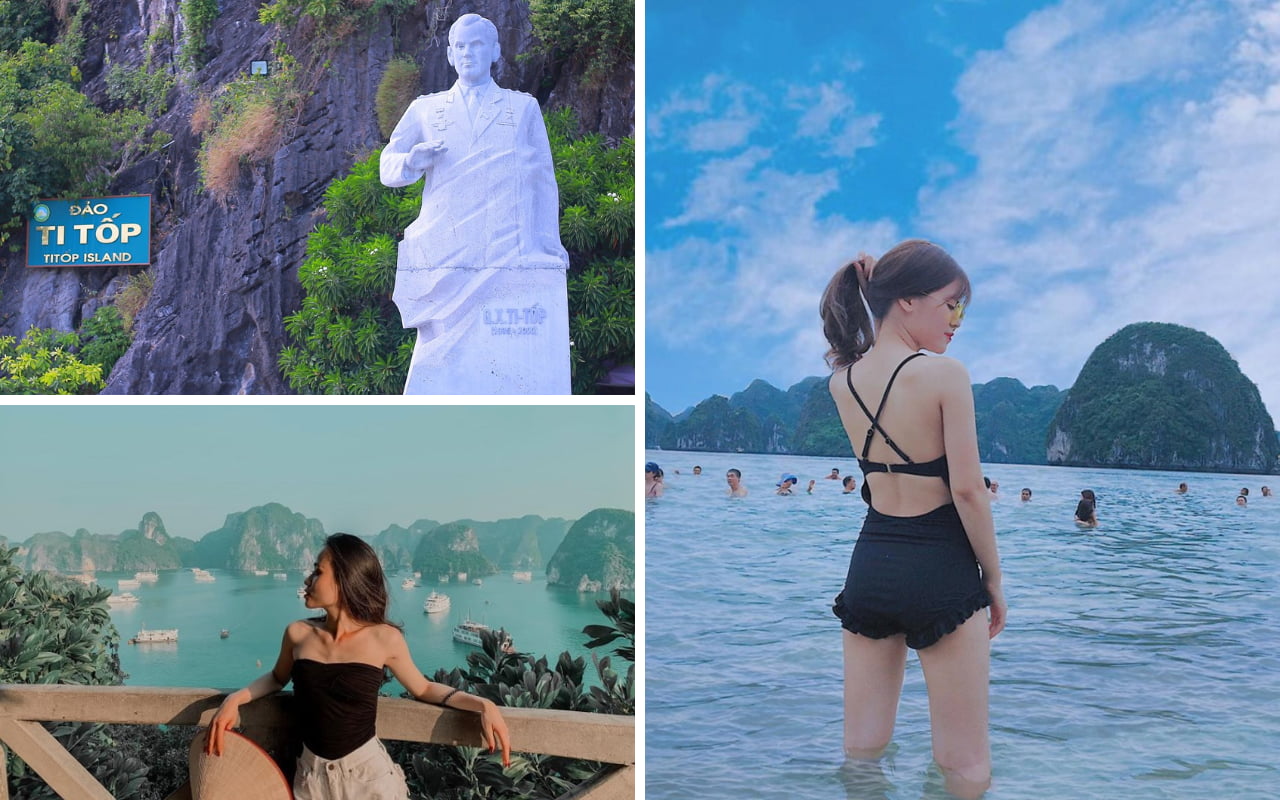 Tour Hà Nội - Hạ Long - Yên Tử 2 ngày 1 đêm 14 Tham quan Đảo Titop