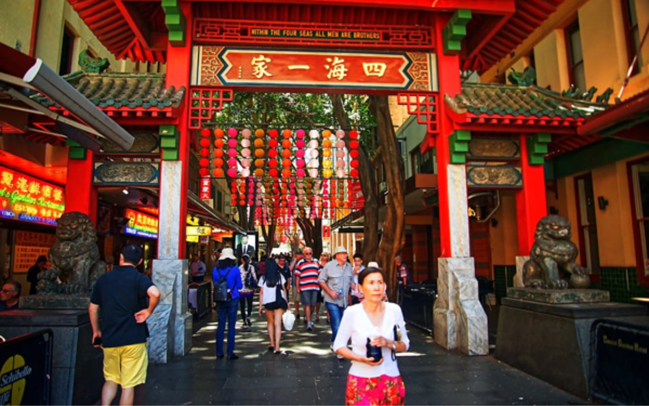 Tour Úc 7 ngày 6 đêm 16 China Town – khu phố văn hóa và ẩm thực đặc sắc người Hoa giữa lòng nước Úc
