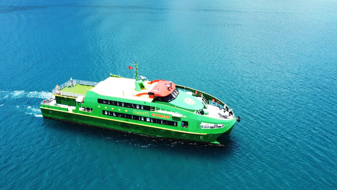 Đặt vé tàu Cần Thơ Côn Đảo | Hãng Mai Linh Express 5 sao 2 Vé tàu cao tốc Cần Thơ Côn Đảo Mai Linh Express