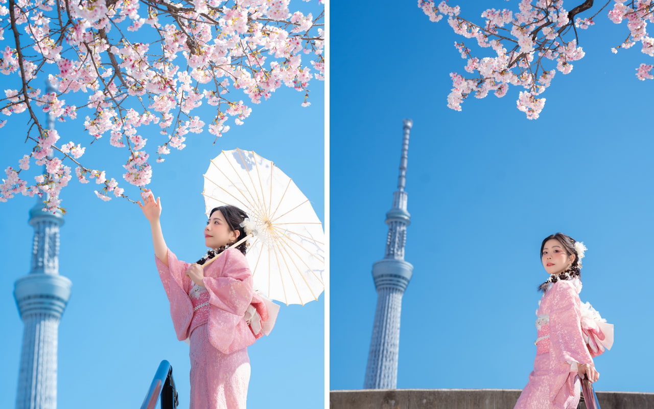 Tour Nhật Bản 5 ngày 4 đêm | Tokyo - Núi Phú Sĩ - Narita 10 Chụp ảnh bên ngoài tháp truyền hình Tokyo Sky Tree