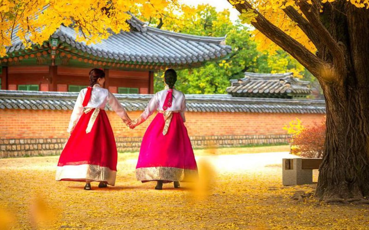 Tour Hàn Quốc 4 ngày 4 đêm 20 Tour Hàn Quốc 4 ngày 4 đêm - trải nghiệm mặc hanbok