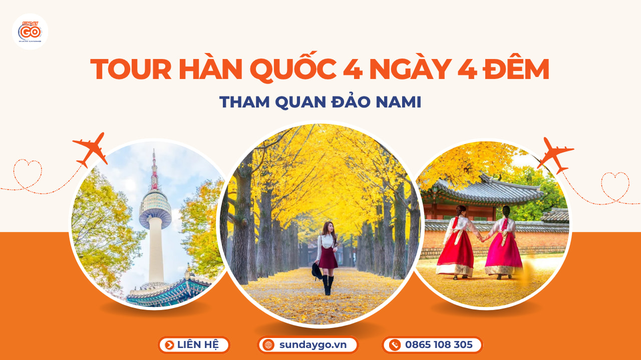 Tour Hàn Quốc 4 ngày 4 đêm 1 Tour Hàn Quốc 4 ngày 4 đêm