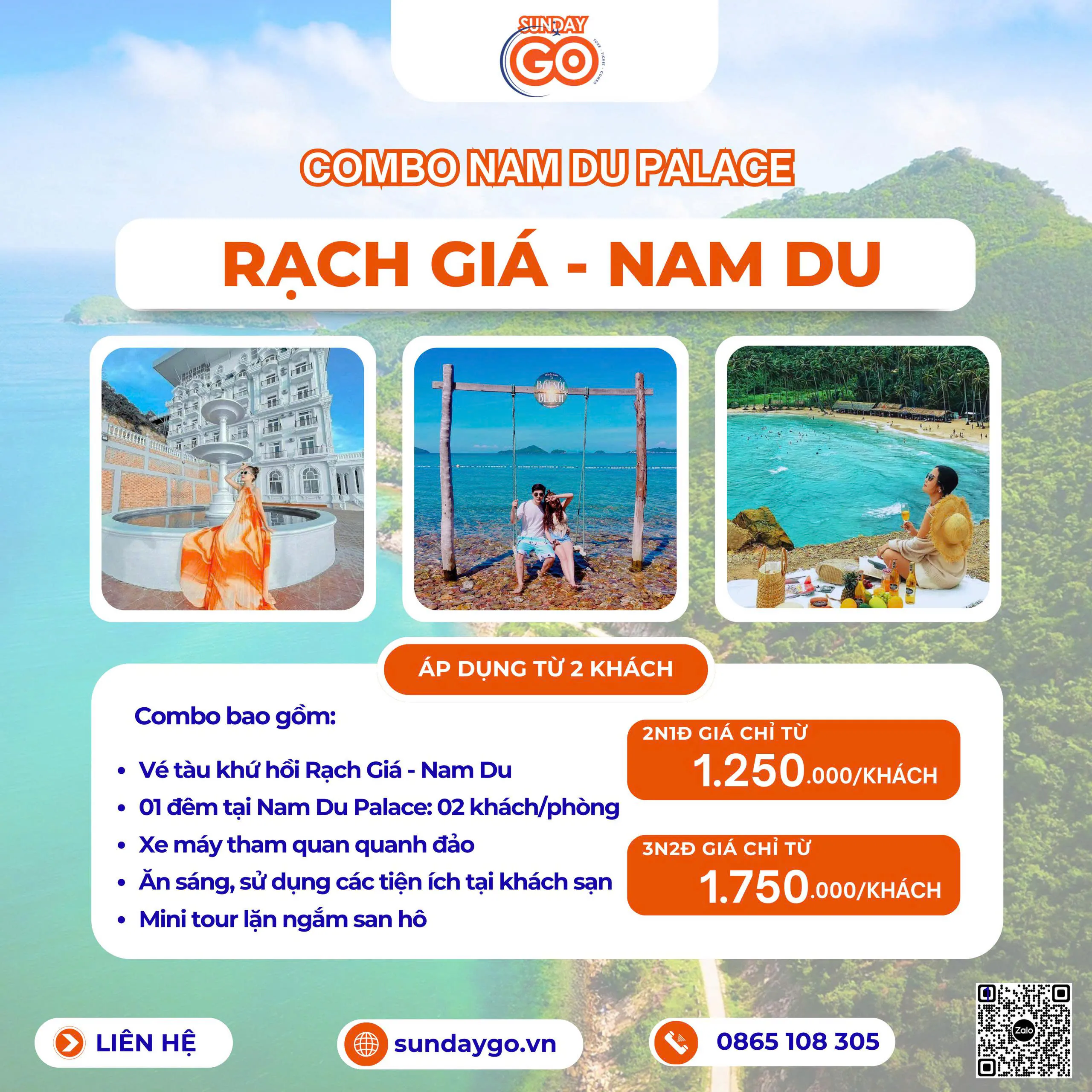 Combo Nam Du - Khách sạn Nam Du Palace 