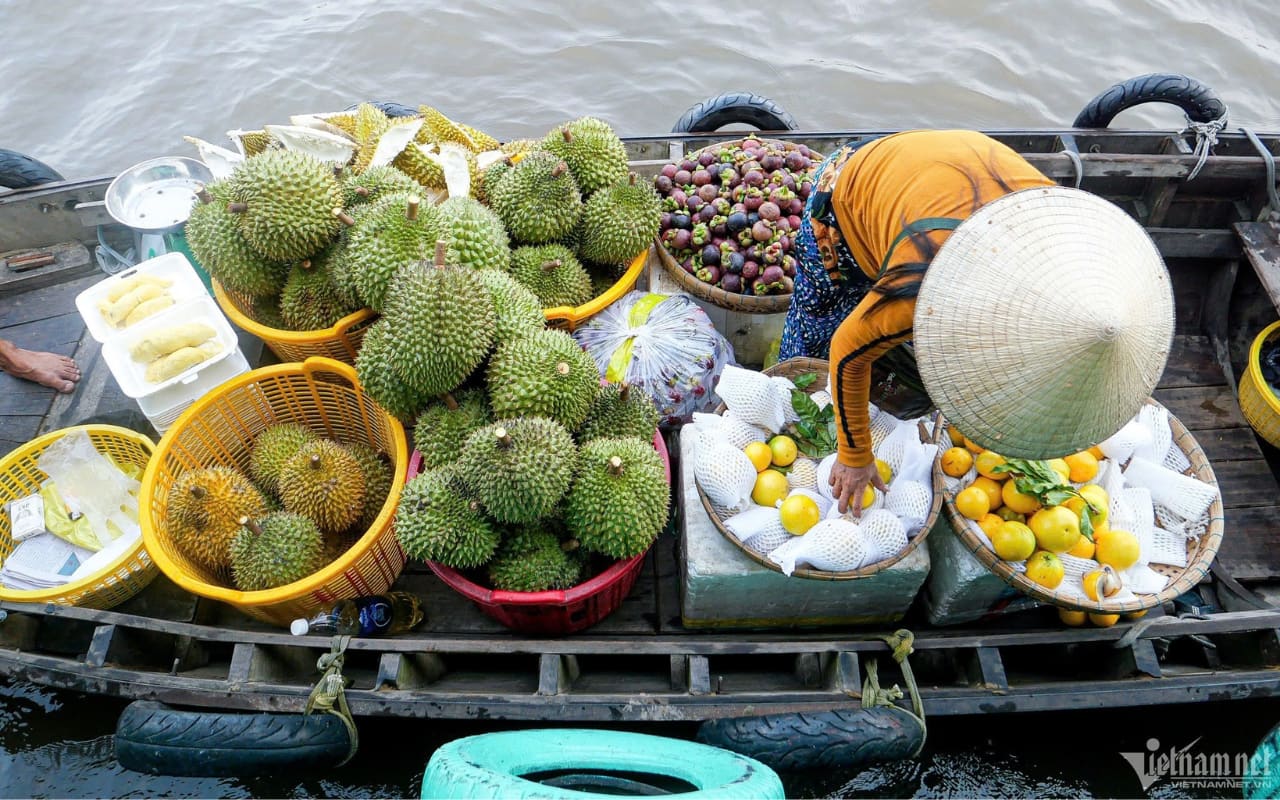 Chợ nổi Cái Răng - Mùa trái cây