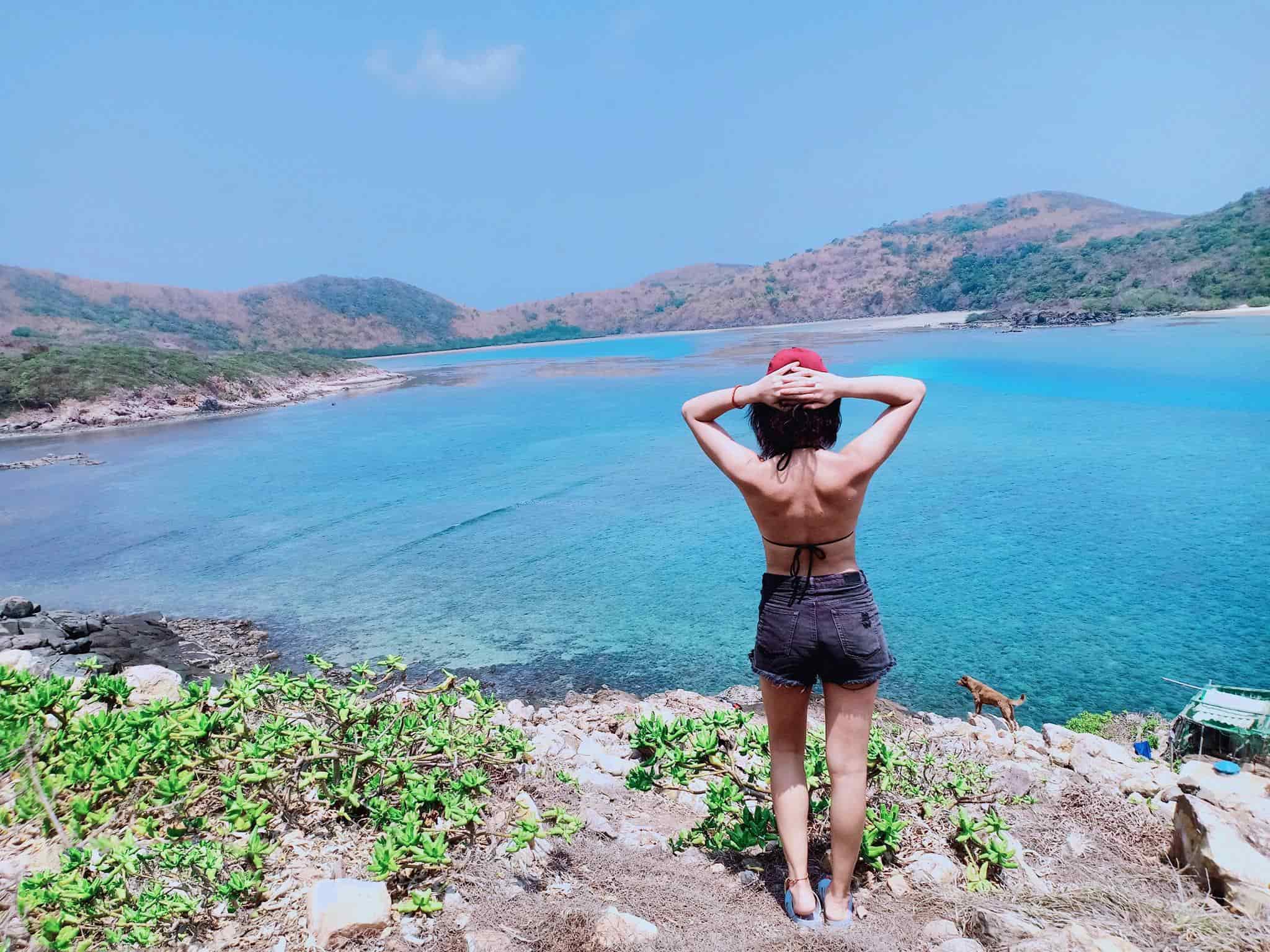 Chụp ảnh đẹp tại Vịnh Đầm Tre khi đi du lịch Côn Đảo