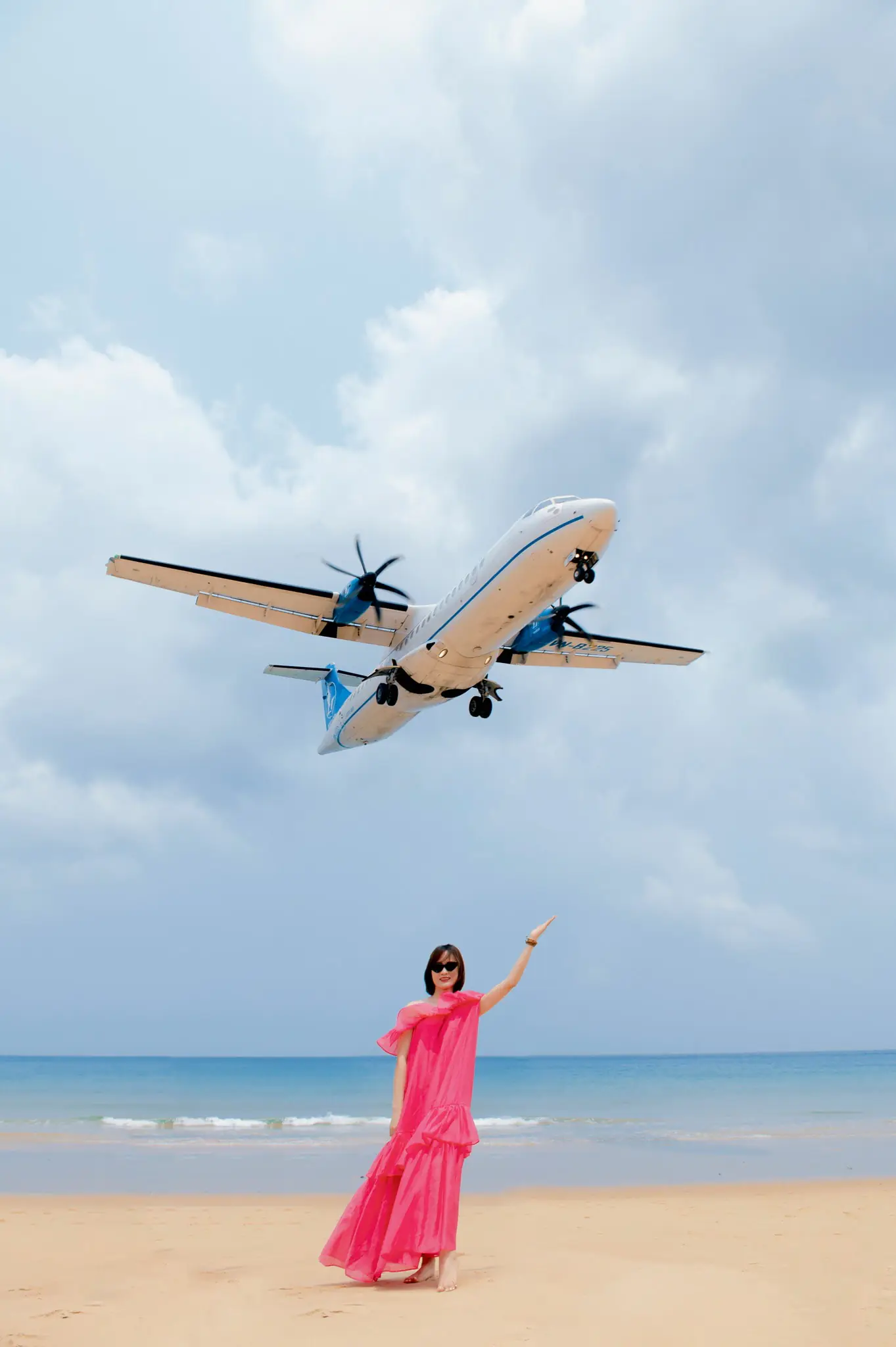 Bãi Đầm Trầu - Điểm ngắm máy bay lý tưởng