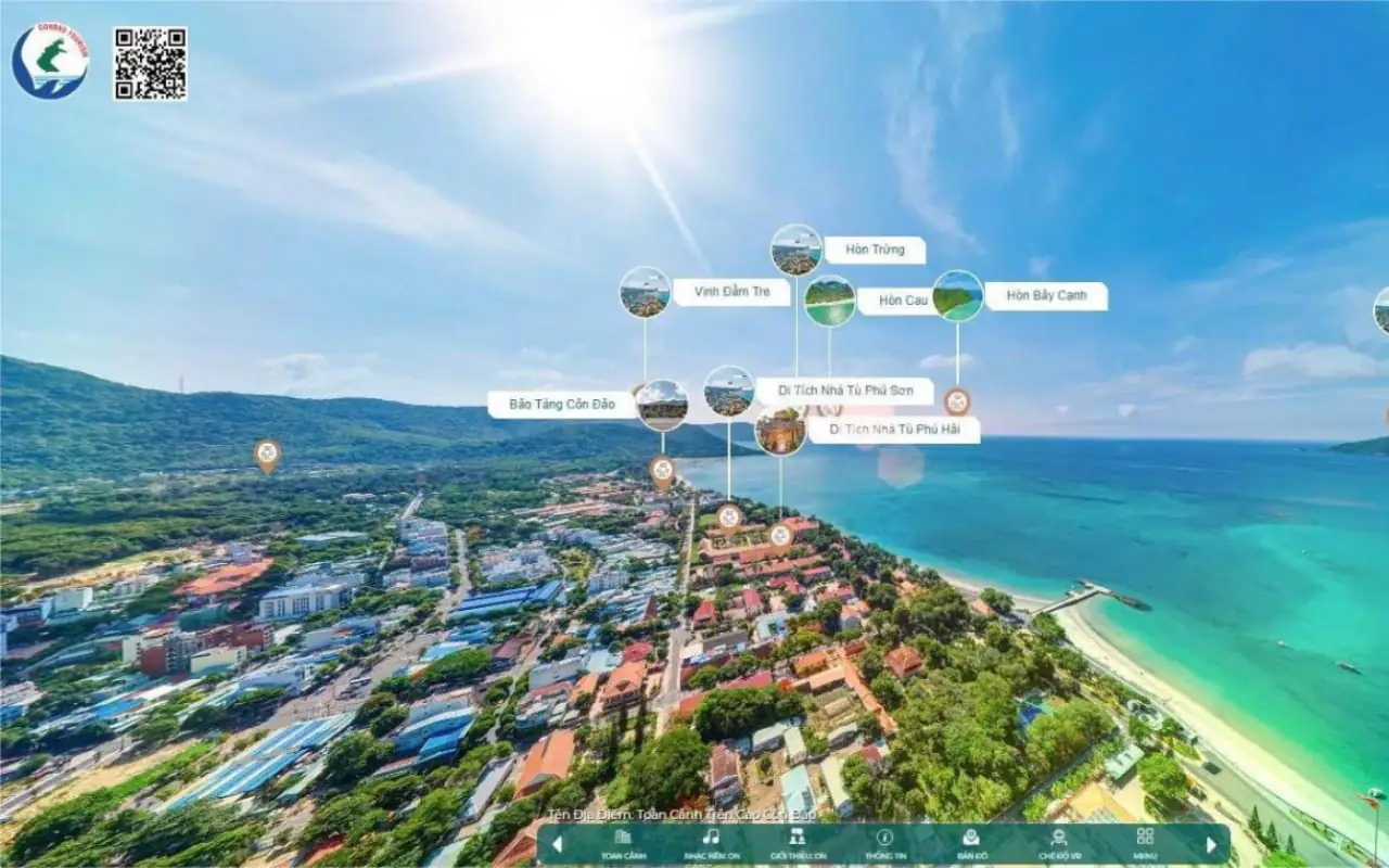 Hướng dẫn sử dụng bản đồ Côn Đảo 