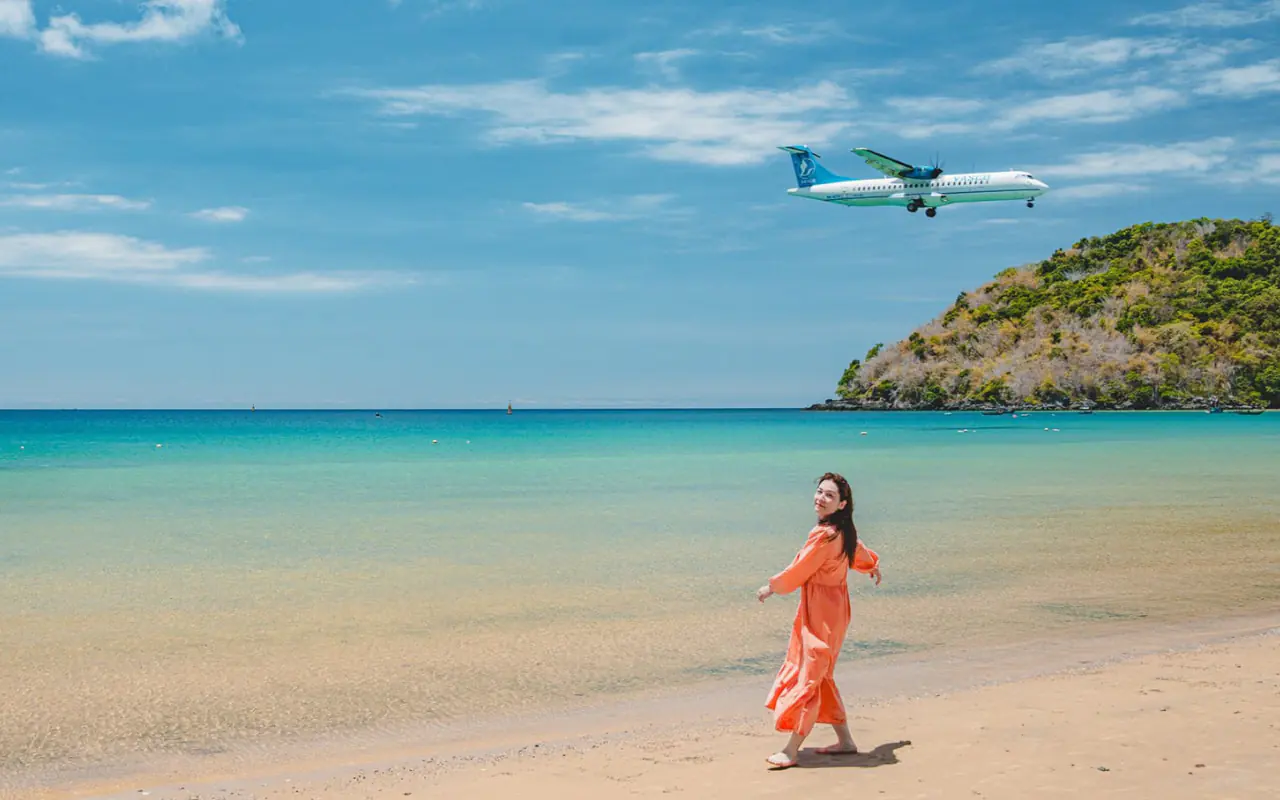 Check in máy bay Bãi Đầm Trầu - Sân bay Côn Đảo