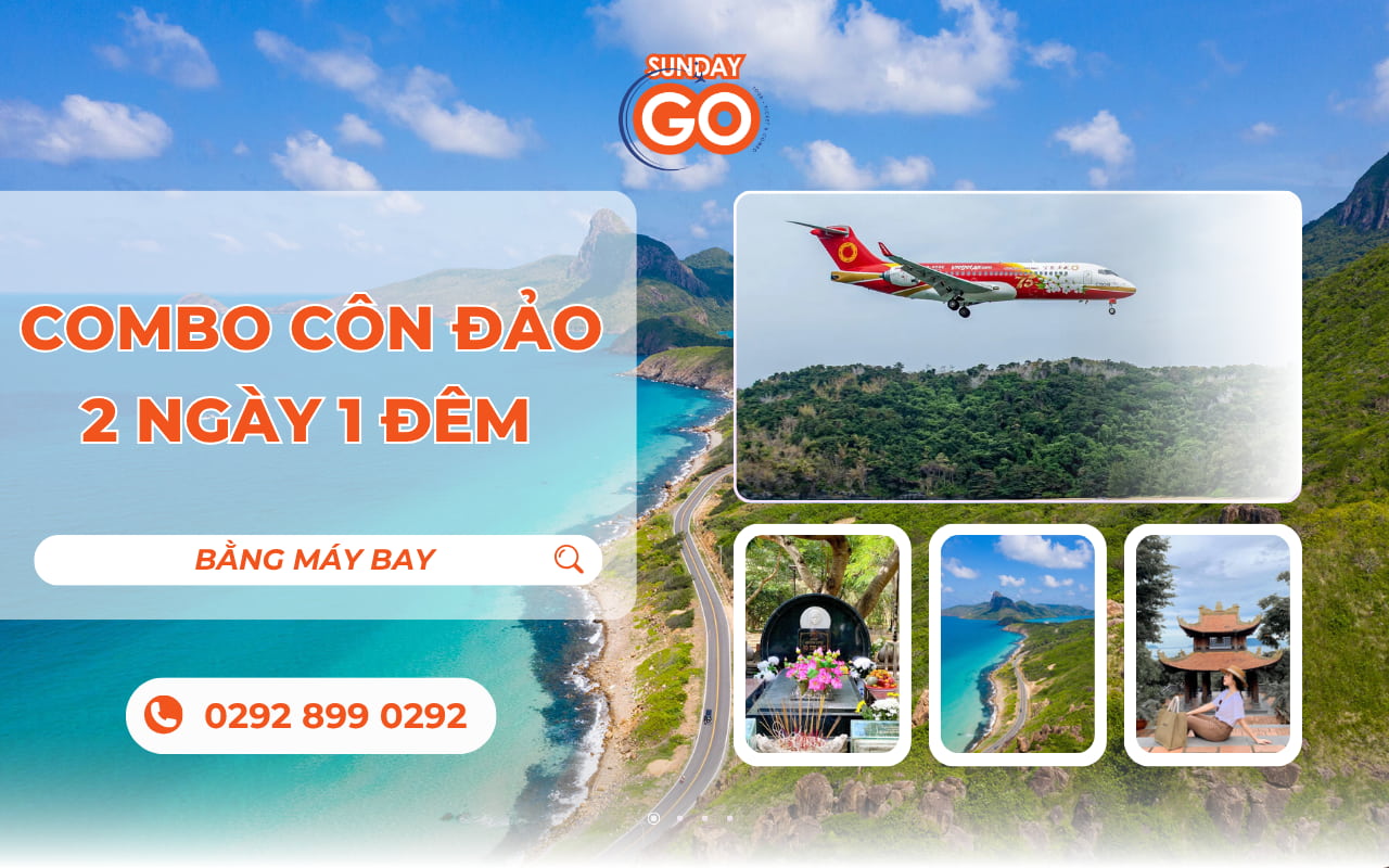 Combo Côn Đảo 2 ngày 1 đêm bằng máy bay | Cần Thơ, Sài Gòn, Hà Nội 1 Combo Côn Đảo 2 ngày 1 đêm bằng máy bay