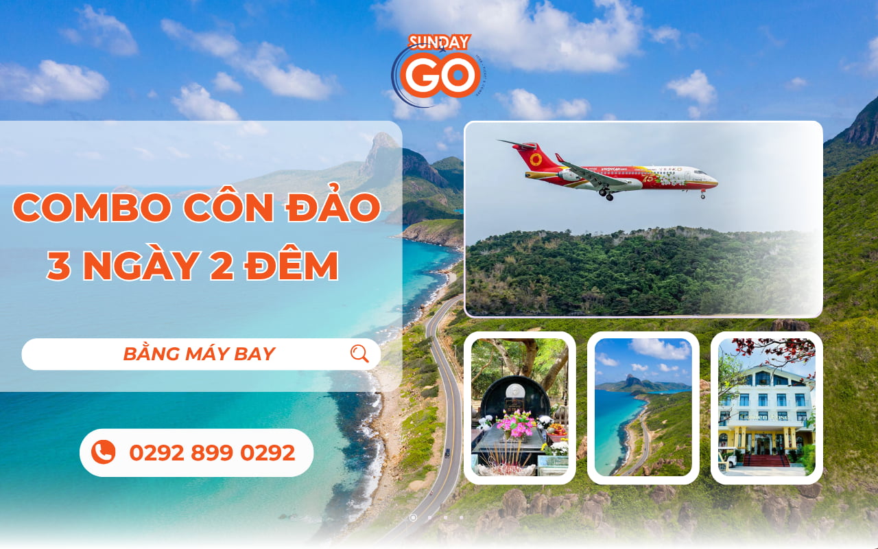 Combo Côn Đảo 3 ngày 2 đêm bằng máy bay | Cần Thơ, Sài Gòn, Hà Nội 1 Combo Côn Đảo 3 ngày 2 đêm bằng máy bay