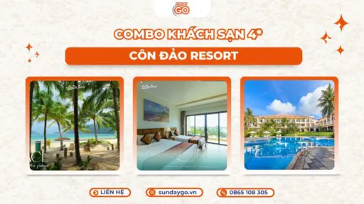 Combo Côn Đảo 4 sao - Côn Đảo Resort sát biển
