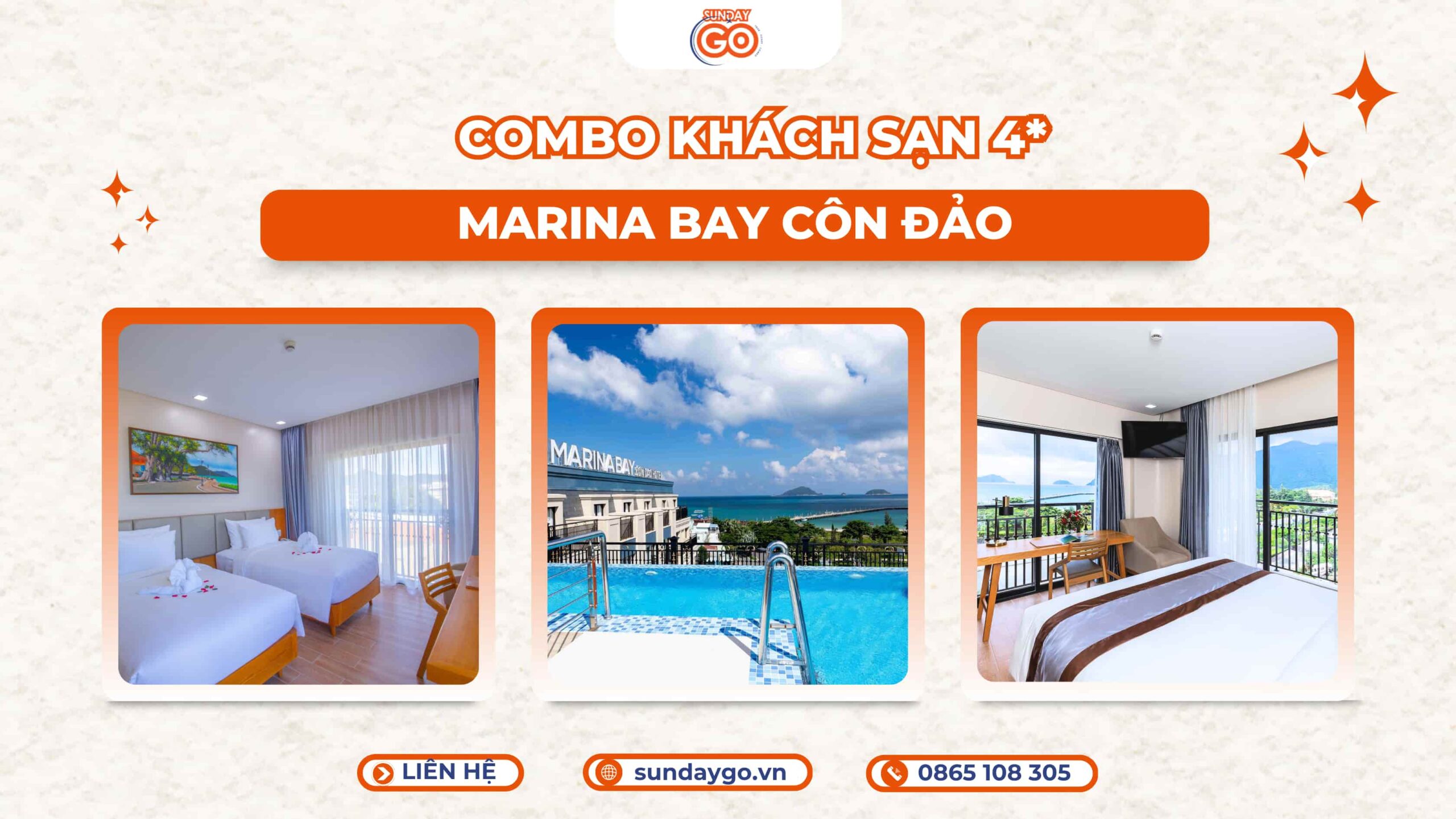 Combo Côn Đảo 4 sao | Marina Bay Côn Đảo view biển 1 Combo Côn Đảo 4 sao - Marina Bay Côn Đảo
