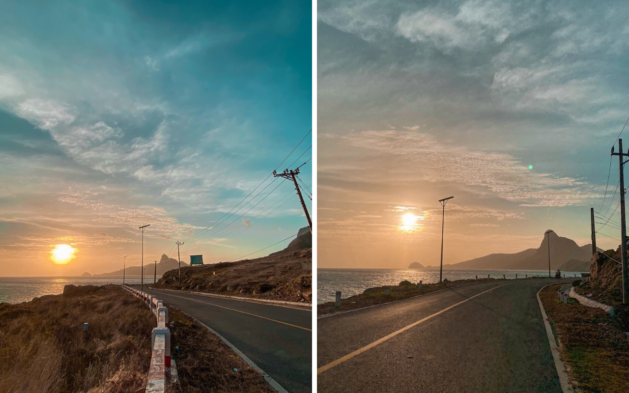 Cung đường ngắm hoàng hôn - Bãi Nhát Côn Đảo