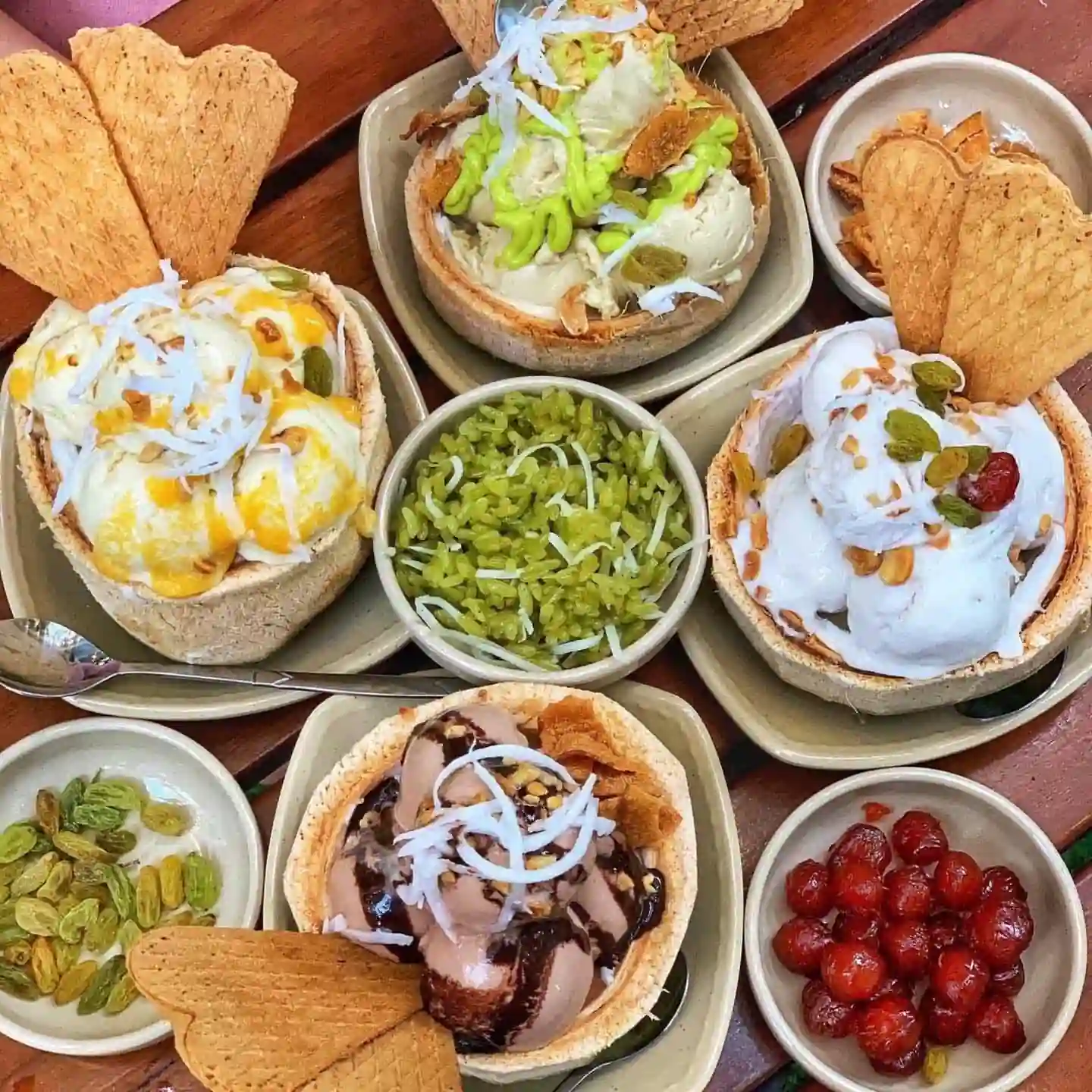 Kem dừa Côn Đảo - Các nguyên liệu tạo nên kem dừa