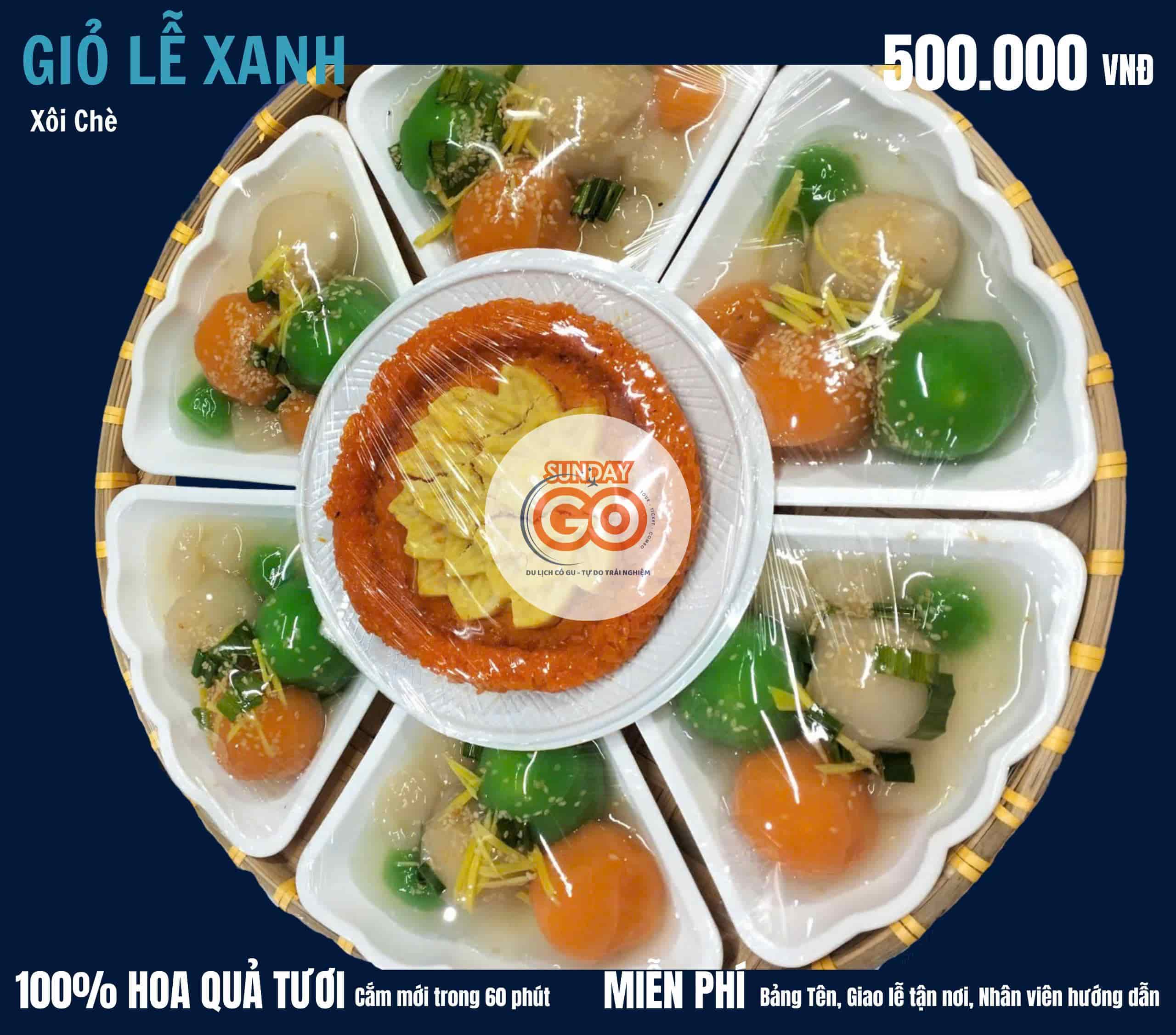 Mua lễ cúng cô Sáu Côn Đảo - Mâm xôi chè