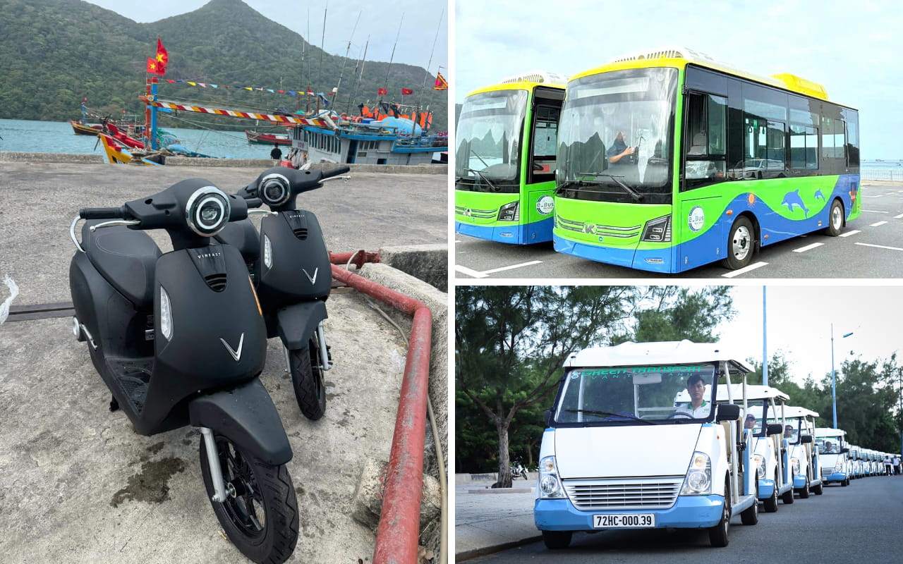 Phân loại xe điện Côn Đảo