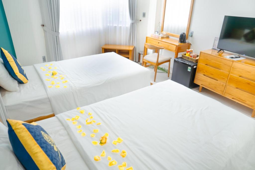 Combo Côn Đảo 3 sao | Khách sạn Golden Rose sát biển 18 Phòng khách sạn Golden Rose Côn Đảo